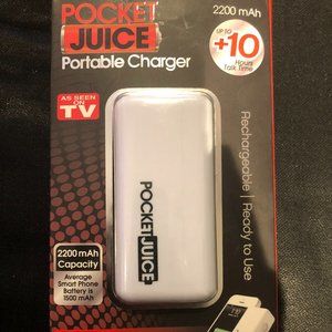 NEW Tzumi Pocket Juice 2200mAh Rechargeable Power Bank Portable Battery